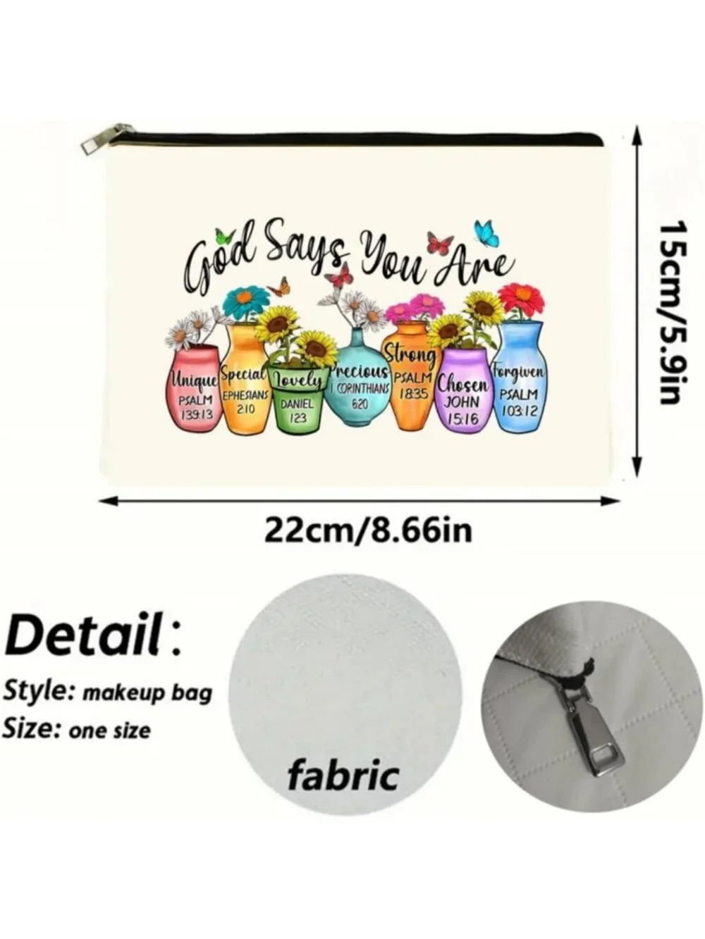 Adorable Travel Makeup Bag - Lightweight Cosmetic Organizer & Versatile Coin